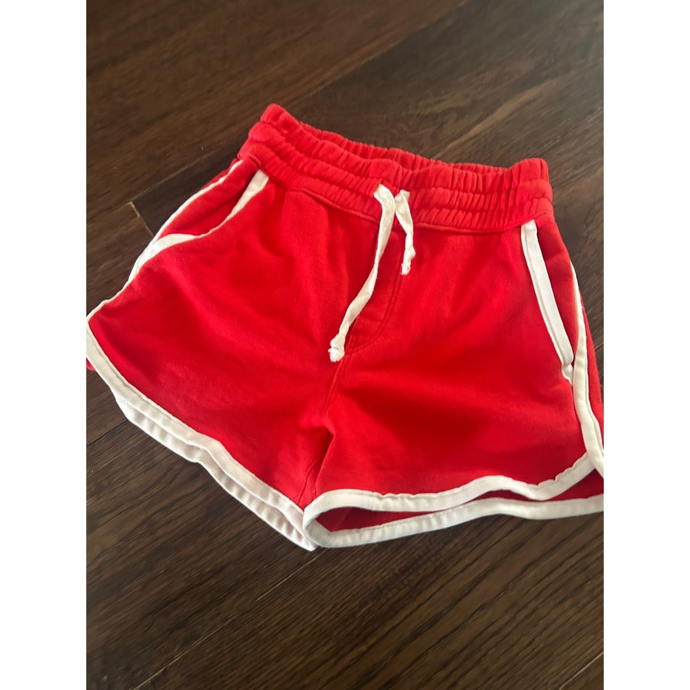 Mother The Running Mate Charlie's AngelsRed White Trim DrawstringShorts XS
